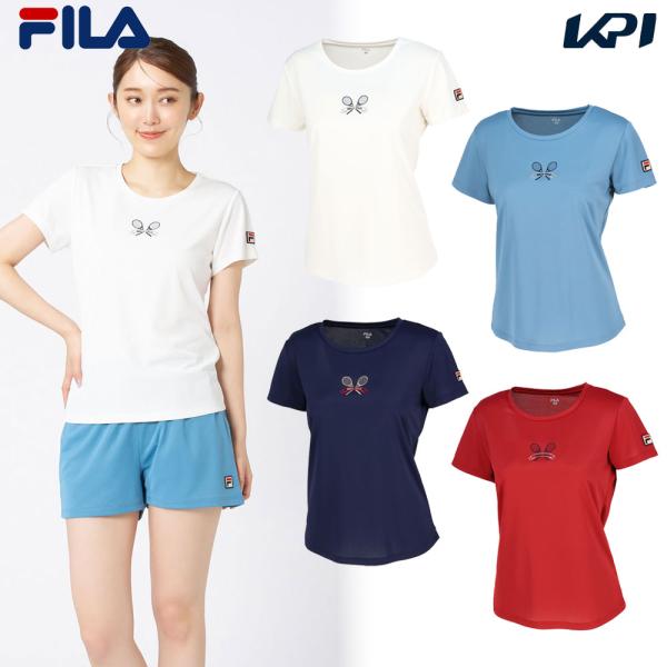 「最短当日出荷」フィラ FILA テニスウェア レディース   ゲームシャツ EL0205 2025FW