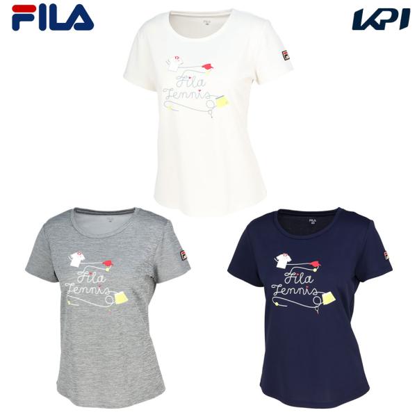 フィラ FILA テニスウェア レディース   グラフィックTシャツ EL0210 2025FW
