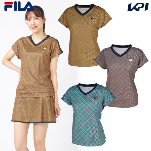 「最短当日出荷」フィラ FILA テニスウェア レディース   ゲームシャツ EL0217 2025FW