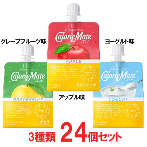 大塚製薬 カロリーメイトゼリー 3種 24個セット SSJM-CMJELLY