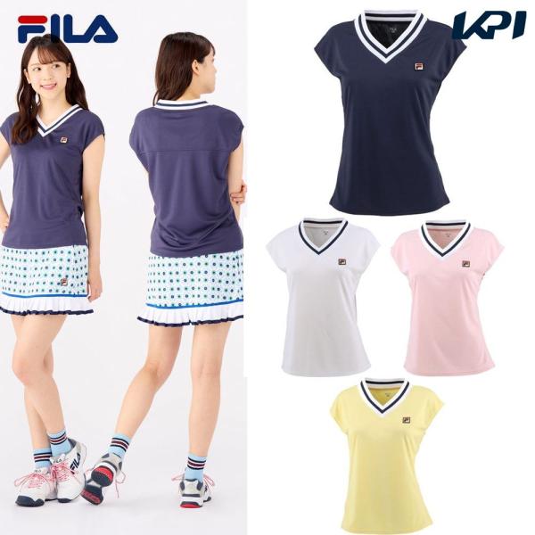テニスウェア フィラ ゲームシャツ レディース - スポーツの人気商品 