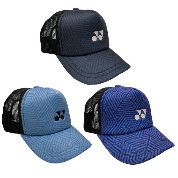 ヨネックス YONEX テニスキャップ・バイザー デニム柄メッシュキャップ