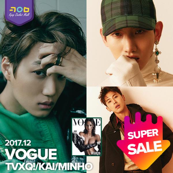 大特価セール 即納 送料無料 Tvxq 東方神起 Exo Kai Shinee ミンホ 特集 韓国雑誌 Vogue 17年12月号 エクソ 掲載 0004 Kpop Outlet Mall Yahoo 店 通販 Yahoo ショッピング