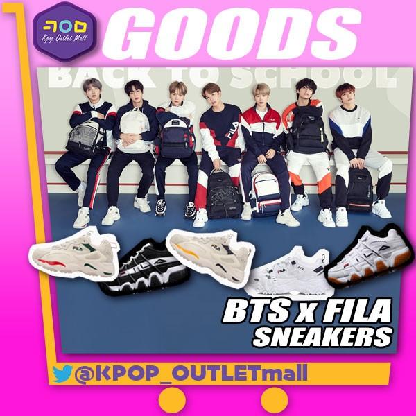 数量限定13次予約 防弾少年団 Bts X Fila スニーカー Sneakers バンタン コラボ Big Hit 公式グッズ 01 0002 Kpop Outlet Mall Yahoo 店 通販 Yahoo ショッピング