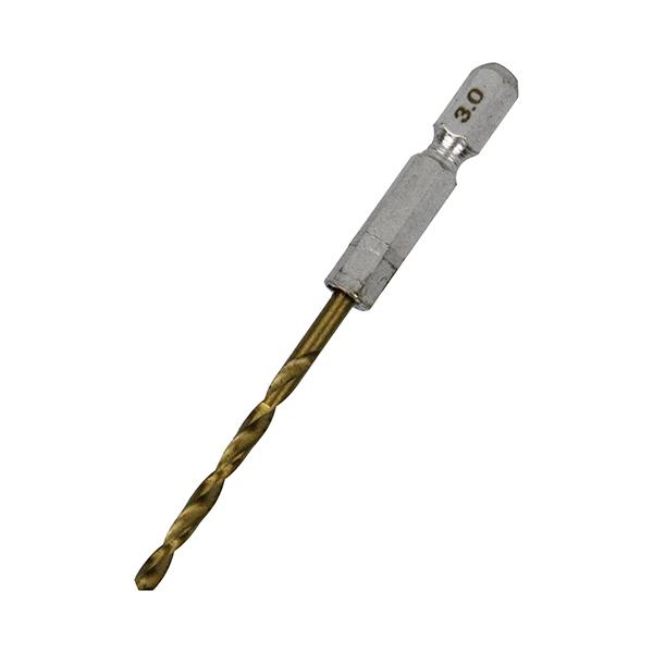 SK11 六角軸TIN鉄ドリル 普通 3.0mm 【4977292328753】 : KQLFT