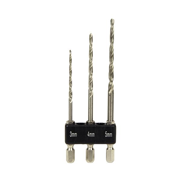 他サイト： SK11 ハイス下穴ドリルセット 3.0/4.0/5.0mm 【4977292344654】の商品画像