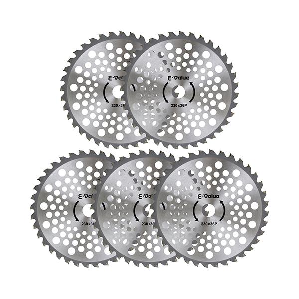 E-VALUE 軽量タイプチップソー 5枚組 ETT-230X36PX5P 【4977292643900