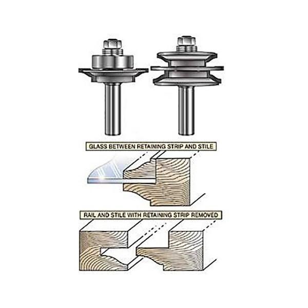 MLCS #8845 Matched Rail &amp; Stile Set for Glass Doors - KXpprbg (2{g)