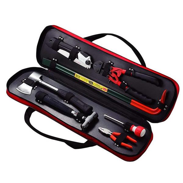 レスキュー工具キット RTS-70 赤 角利産業 レスキューツールキット RTS-70 : KQLFT TOOLS - 通販