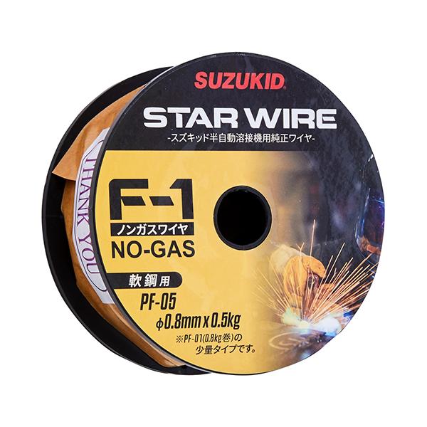 (未使用･未開封品)　スズキッド(SUZUKID) ソリッド高張力鋼0.6φ*5kg PF-61 vf3p617 高張力鋼用ソリッドワイヤ 0.6φ×5kg | スズねっと