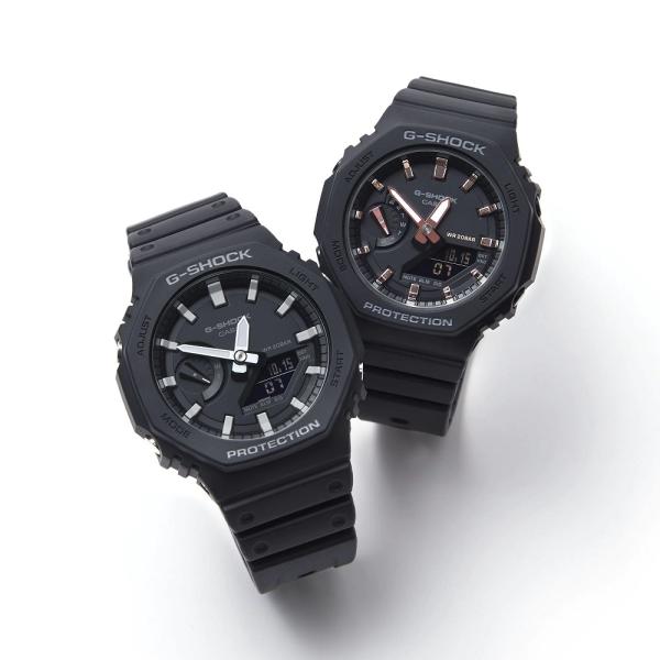 他サイト： ペアウオッチ カシオCASIO G-SHOCK Gショック ジーショック GA-2100-1AJF×GMA-S2100-1AJF【数量限定ペアボックス付き】の商品画像
