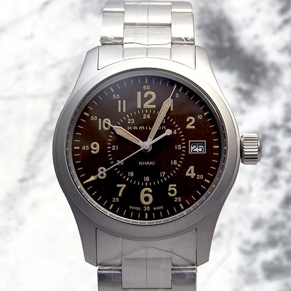 ハミルトン Hamilton カーキ　フィールド　QZ　38mm ブラウン H68201193【NEWモデル】
