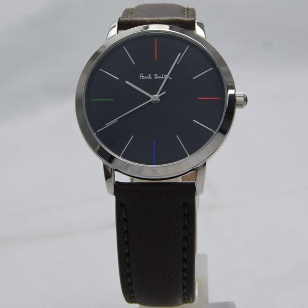 Paul Smith ポールスミス 腕時計 Ma 41mm ブラック ダークブラウンレザー P あすつく Paulsmith P K R セレクトショップ 通販 Yahoo ショッピング