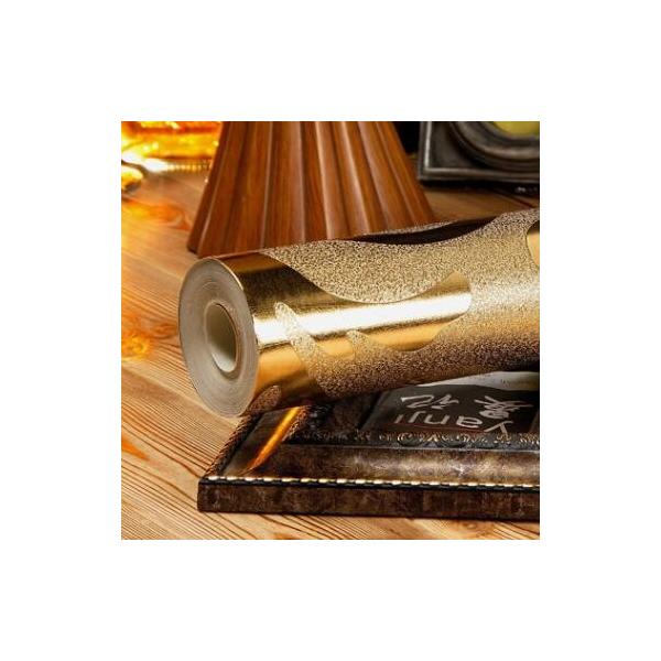 Diy 工具 住宅設備 内装 壁紙 ３d 壁紙 53 1000cm ダマスク 金 銀 メッキ Pvc