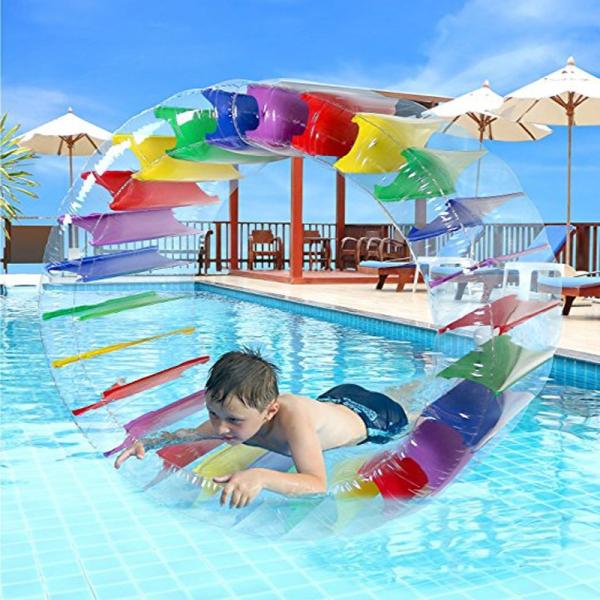 その他水遊び玩具 高品質 水上巨大ローラー 水遊び 浮き具 浮き輪 レジャー 定番キャンバス