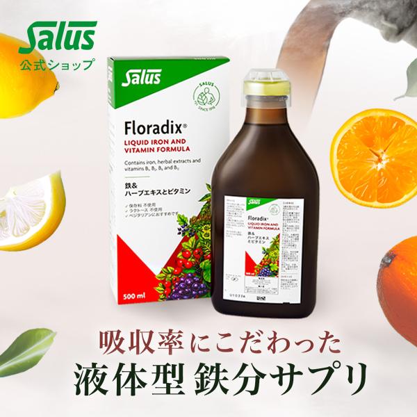 液体型 鉄分 吸収率特化 公式 フローラディクス 30日分 500ml