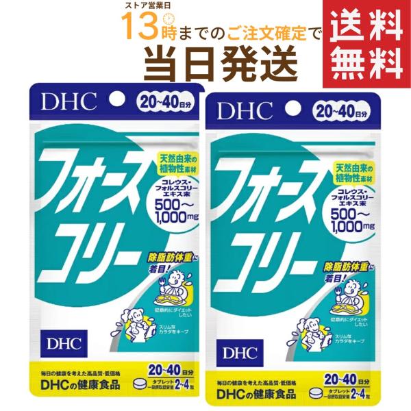 DHC フォースコリー 20日分×２セット 送料無料