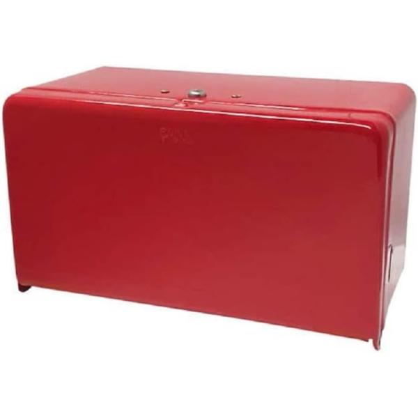 ★サイズ：幅26cm × 奥行12.5cm × 高さ14.5cm（内側：幅24cm × 奥行11cm × 高さ10cm)★素材・材質：スチール★重量：1.2kg★生産国：中国※ 壁取り付けネジ（コンクリート用、木材用）は付属していますが、設...