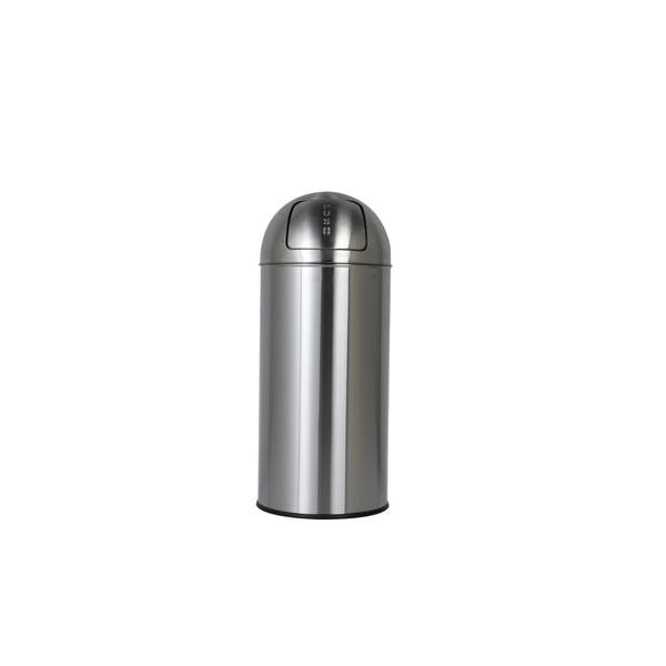 ダルトン(Dulton) ダスト ビン サテン フィニッシュ 25L ステンレス ふた付きゴミ箱 K555-425-25