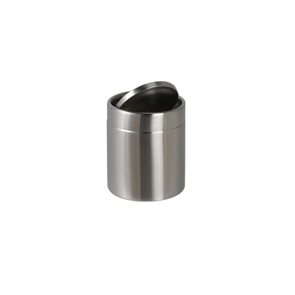 ダルトン(Dulton) ダストビン タンボール 1L コンパクトタイプ ステンレス 卓上ふた付きゴミ箱 K555-527ST