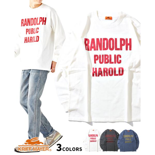 クリフメイヤー KRIFF MAYER メンズ ユニセックス 長袖 Tシャツ ピグメント 綿100 2025SS オーバーダイ ロンT RANDOLPH