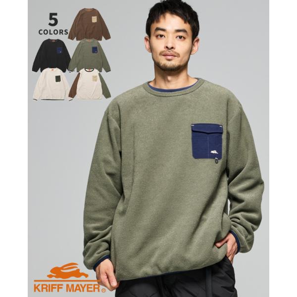KRIFF MAYER（クリフメイヤー） メンズ ユニセックス 長袖 Tシャツ 裏