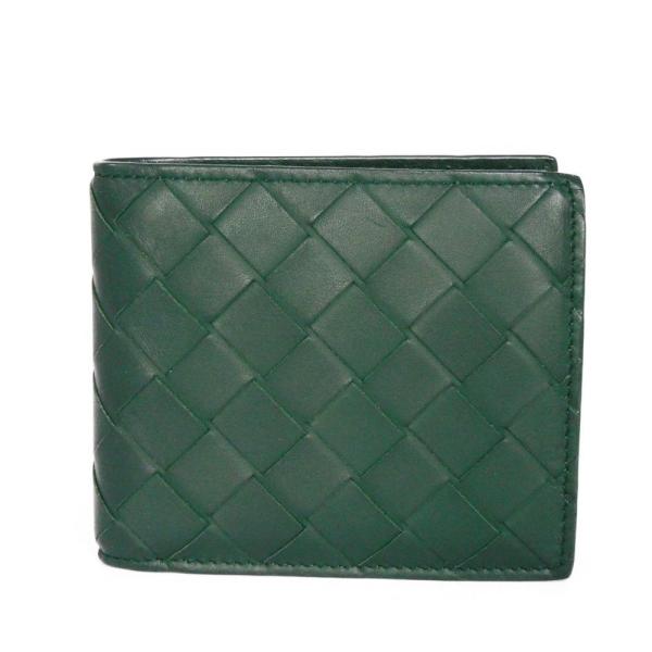 小物 ☆極美品 ボッテガヴェネタ 二つ折り財布 コンパクトウォレット