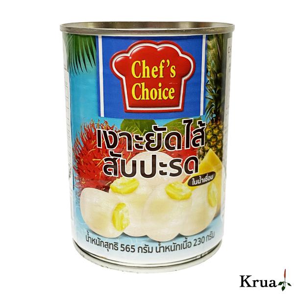 ランブータン&パイナップル ンゴ サパロッ Chef's Choice 565g タイフルーツ缶詰 シロップ漬け