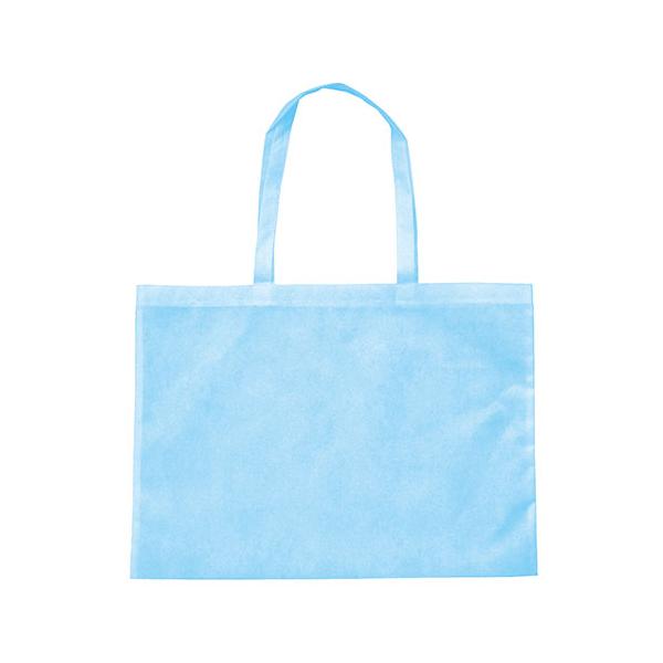 ARTEC カラー不織布バッグ 8切(47.5×35.5cm) 水色 軽くて丈夫な肩掛けできる不織布バッグ ATC11365