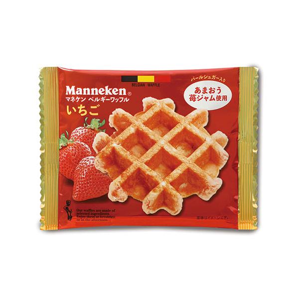 AZB15824X60 あまおう苺ジャムといちご顆粒入り。いちごの甘酸っぱい風味が広がるワッフルに仕上げました。 ※詳細は商品説明をご確認下さい。商品ページは縦長です。