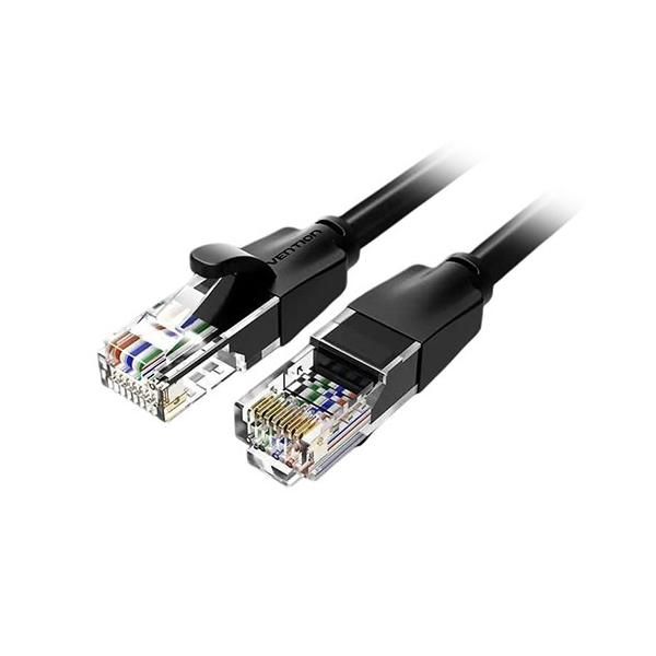 VENTION Cat.6 UTP LANケーブル 0.3M Black IB-0023