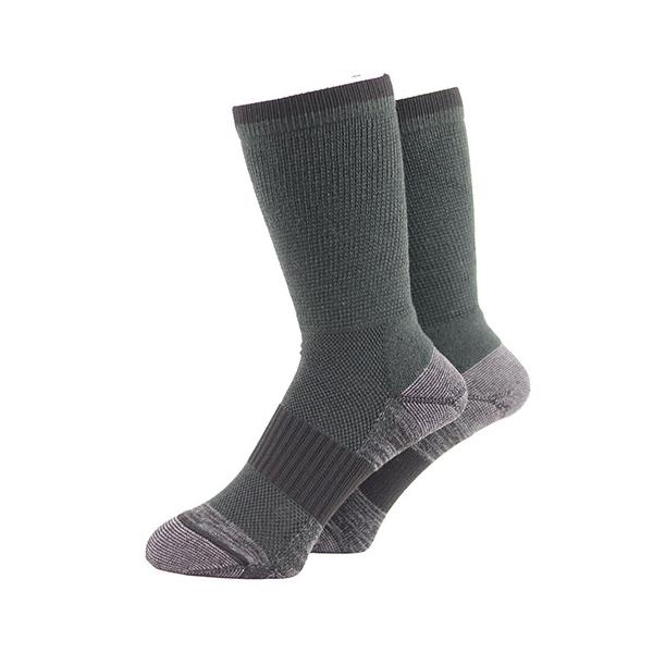 ユタカメイク ASHITOMO ワーキングソックス 靴下 疲れ対策 先丸 クルー 強クッションで作業を支える ダーク 2足組 SWTC-D12