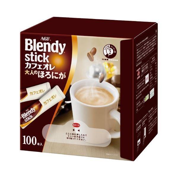 まとめ 味の素agf Blendyカフェオレ 大人のほろにが 100本 5セット Ppid Mukomukokab Go Id