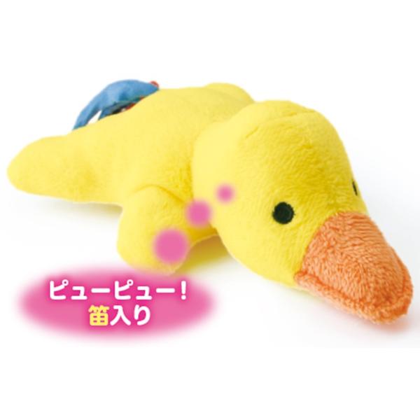 犬 おもちゃ 卸売り 玩具 歯固め 歯がため 噛むおもちゃ Dog Toy アヒル ふわふわフレンズトイ01 噛む用具