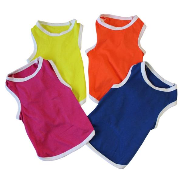 犬 服 海外並行輸入正規品 犬服 名入れ 犬の服 春夏 ドッグウェア ペット服 猫 Dl S 2xl ワンポイント入り タンクトップ お名前 お名前入りドッグウェア Dm