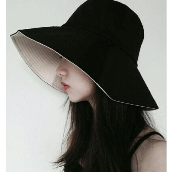 帽子レディース 夏 おしゃれ 40代 永遠の定番 Uv 日焼け防止 つば広折りたたみリバーシブルキャペリンハット つば広 折りたたみ