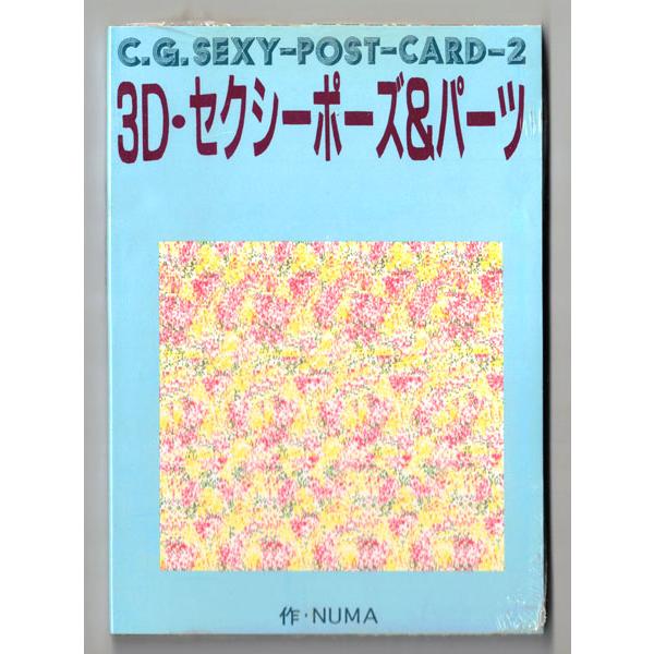 3D・セクシーポーズ＆パーツ（C.G.SEXY-POST-CARD-2）　サニー出版