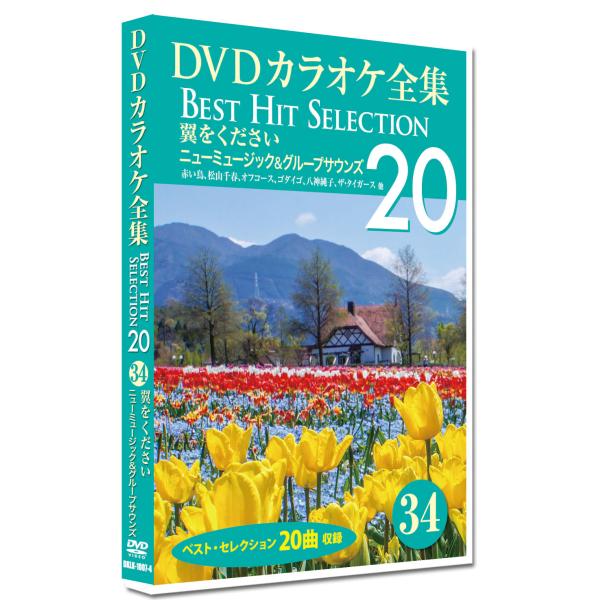 DVDカラオケ全集 34【翼をください_ニューミュージック&amp;グループサウンズ】（第7集 DISC4）カラオケファンに根強い人気：歌い継がれてきた心に残る名曲の中から20曲を厳選!カラオケ版「麦畑」や大手レコードメーカーのスターカラオ...
