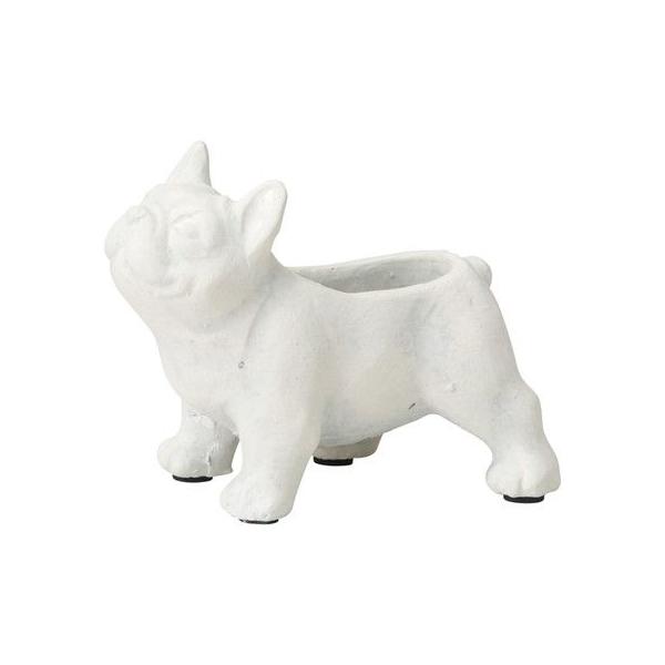 ブルドッグ　犬　犬プランター　ガーデン　ガーデニング雑貨　雑貨　プランター　かわいいプランター　ケイズビレッジ　　「フレンチブルドッグM」