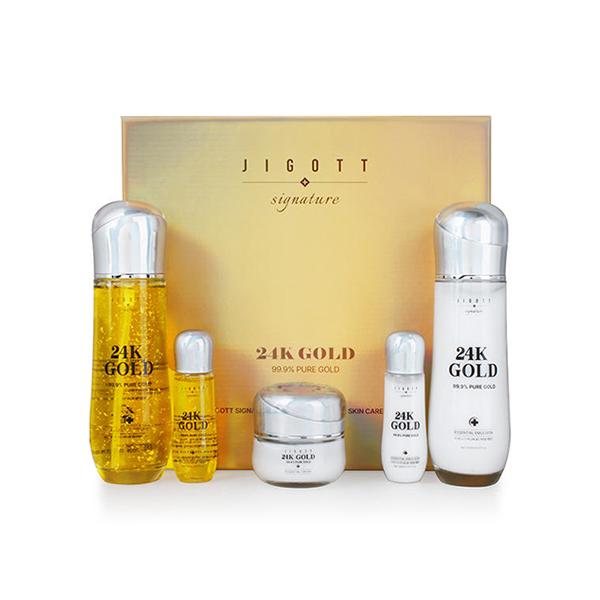 jigott ジゴット シグネチャー24Kゴールドエッセンシャルスキンケア3種セット スキンケアセット 正規品 韓国コスメ