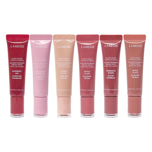 LANEIGE ラネージュグレイズティントリップセラムシュガーグレイズストロベリースプリンクルピーチグレイズシナモンシュガーメープルグレイズラズベリージャム送料無料対応- 効果効能については個人差があります。- 合わない場合は利用を中止して...