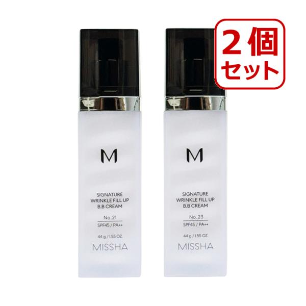 missha ミシャ選べる2個セットシグネチャーリンクルフィールアップbbクリーム SPF45 PA++ 44g- No.21 明るいお肌色- No.23 自然なお肌色原産地：韓国送料無料対応＊実際のカラーと商品ページのカラーは異なる場合が...