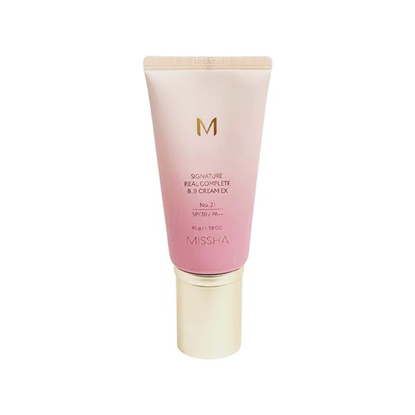 missha ミシャMシグネチャーリアルコンプリートBBクリーム リニューアルしました！MシグネチャーリアルコンプリートBBクリームEX SPF30 PA++ 45g- 21号華やかなベージュ- 23号落着いたベージュ原産地：韓国送料無料対...