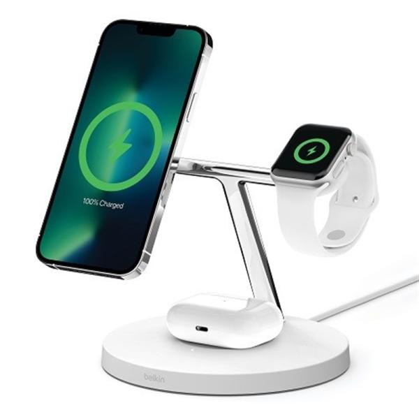 Belkin(ベルキン) BOOST↑CHARGE PRO MagSafe 3-in-1 ワイヤレス充電スタンド WIZ017DQWH : 0745883836543 : ケーズデンキ Yahoo!ショップ - 通販 - Yahoo!ショッピング Belkin(ベルキン) BOOST↑CHARGE PRO MagSafe 3-in-1 ワイヤレス充電スタンド WIZ017DQWH : 0745883836543 : ケーズデンキ Yahoo!ショップ - 通販 - Yahoo!ショッピング