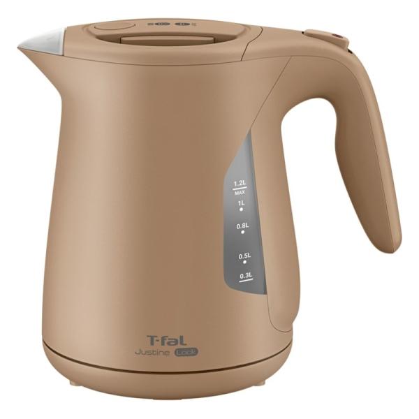 こちらの商品は2025年9月16日にＴ-falから発表された無償交換の対象品ではございませんT-Fal（ティファール） 電気ケトル　ジャスティン ロック 1.2L KO5902JP カフェオーレ・ハイパワーでスピード沸騰、用途が広がるたっぷ...
