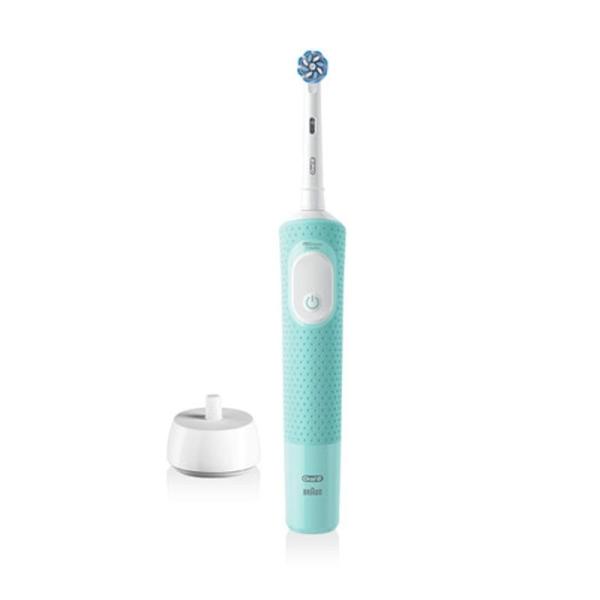 BRAUN（ブラウン） ブラウン オーラルB　すみずみクリーンPRO D1034133-GN やわらか極細毛ブラシ付・99.7％歯垢除去力up、秘密は独自の「丸型ブラシ」<BR>・ブラウンオーラルBの特長は独自の「丸型ブラシ」。...