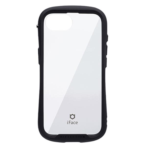 Hamee iPhone 16e用ケース 41-988503 ブラック・iPhone 16e専用　iFace Reflection強化ガラスクリアケース