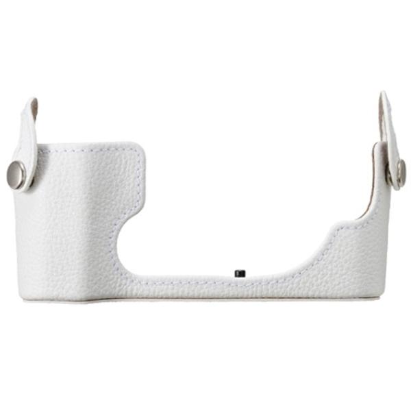 オリンパス ボディジャケット CS-54B WHT ホワイト・「OLYMPUS PEN E-P7」用の本革ボディージャケット