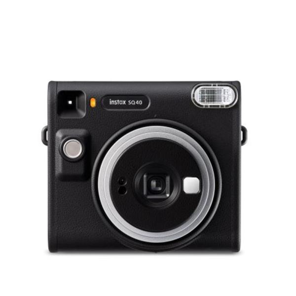 【発売日：2023年06月29日】FUJIFILM（フジフイルム） インスタントカメラ　“チェキ”　チェキスクエアSQ40 INSTAX SQUARE SQ40 ブラック・シンプルな機能と、高級感あるデザインを追求した新モデル・シーンに合わ...