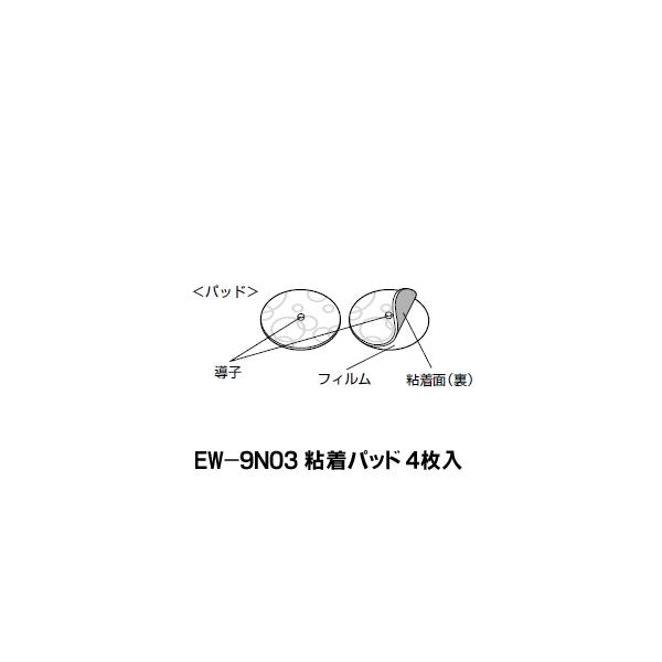 [Release date: November 1, 2011]Panasonic（パナソニック） 低周波パッド（４枚入り）ＥＷ−ＮＡ２２用 EW-9N03 ・ポケットリフレ（ＥＷ−ＮＡ２２用）粘着パッド